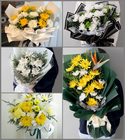 广东湛江市吴川市塘尾街道边坡社区白事花束代送